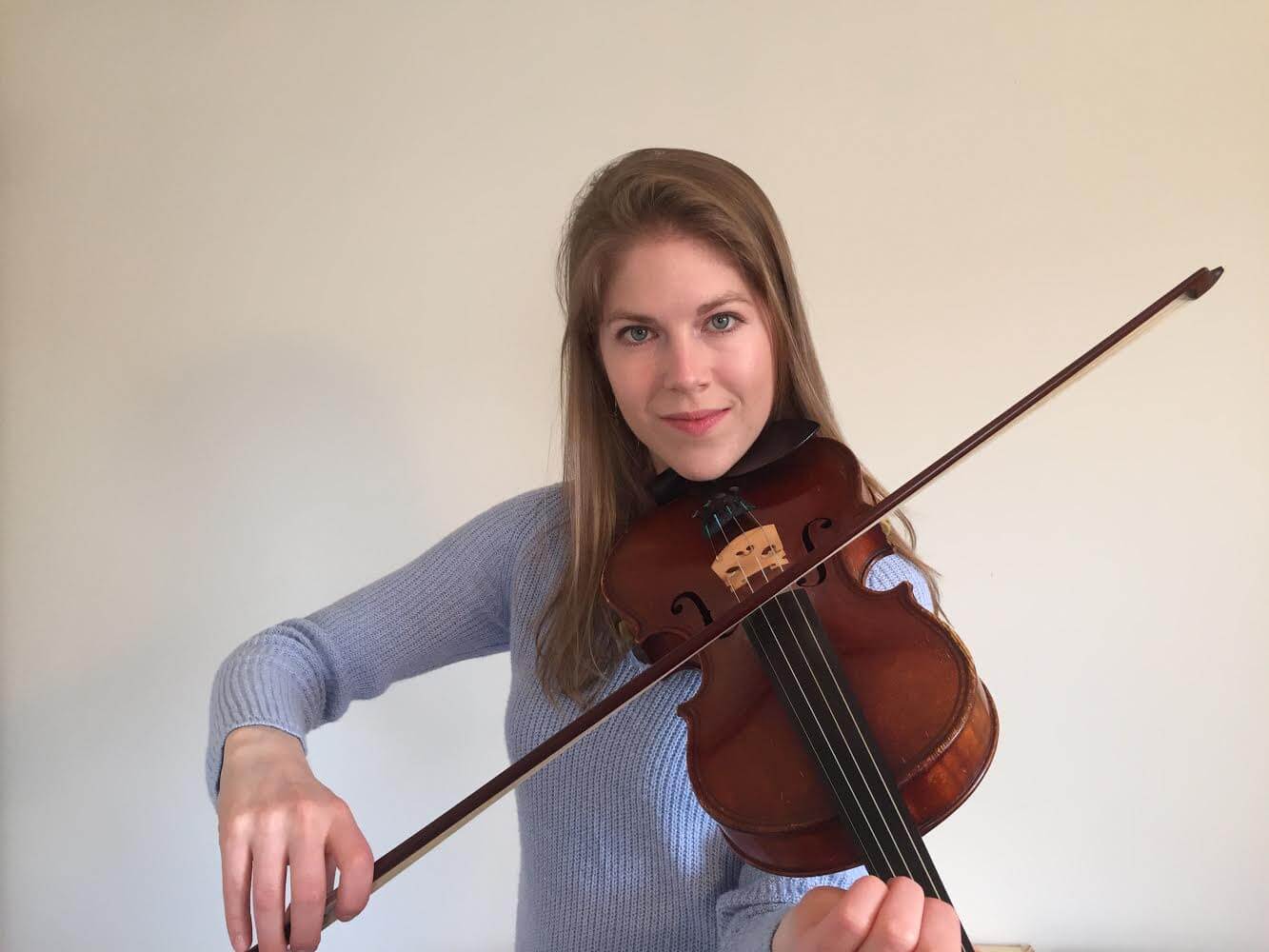 Classical violin lesson