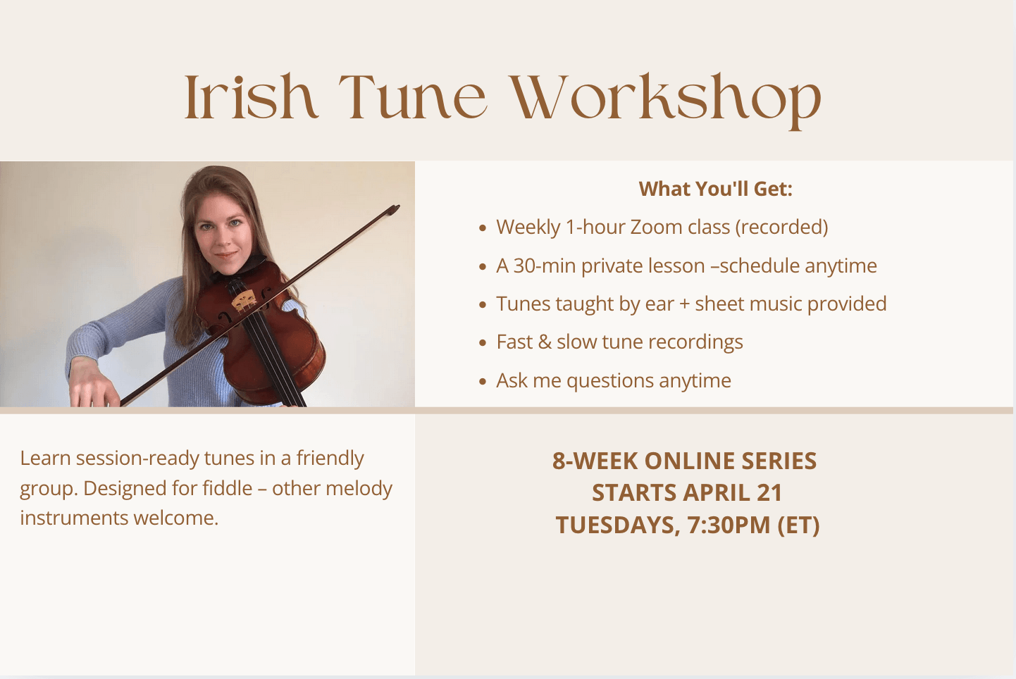Irish Tune Workshop